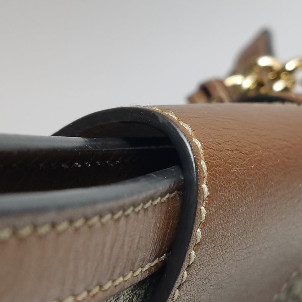 Gucci Padlock Small Shoulder Bag Brown