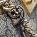 Gucci Padlock Small Shoulder Bag Brown