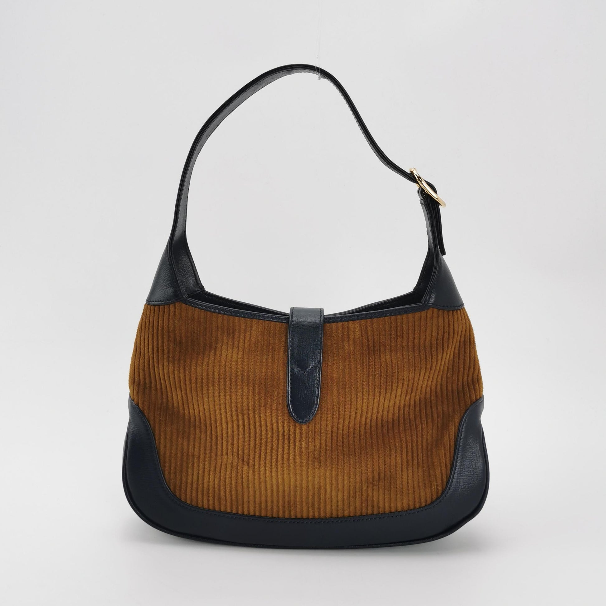 Gucci Jackie 1961 Small Corduroy Color Block Shoulder Bag