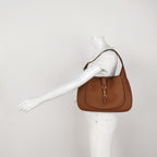 Gucci Jackie Medium Grained Calfskin Brown