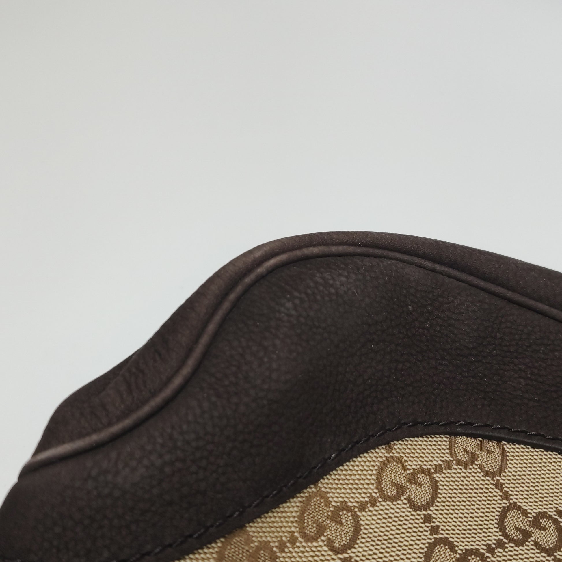Gucci Jackie 1961 Small Canvas Shoulder Bag Nubuck