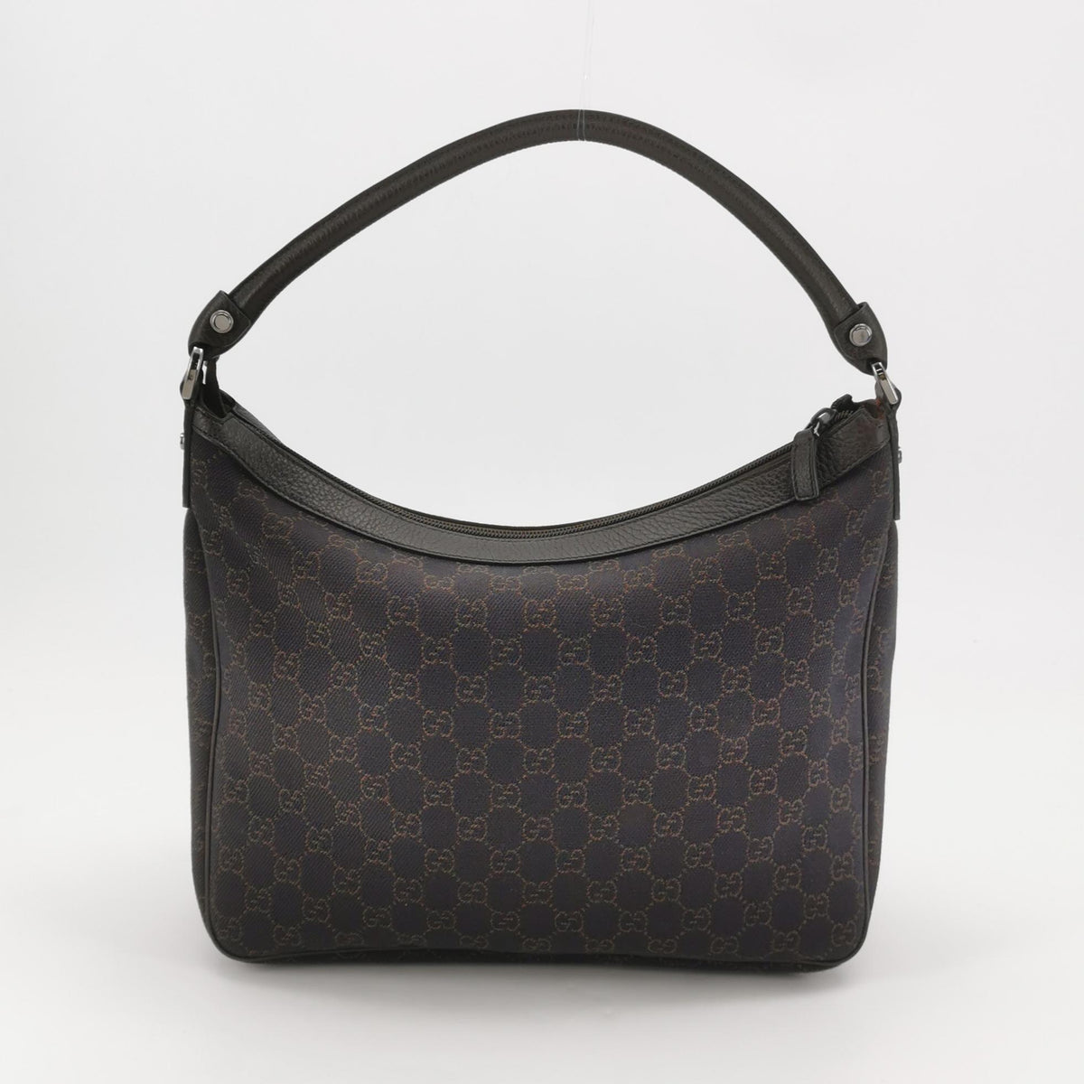 Gucci Abbey Pocket Hobo Shoulder Bag Brown