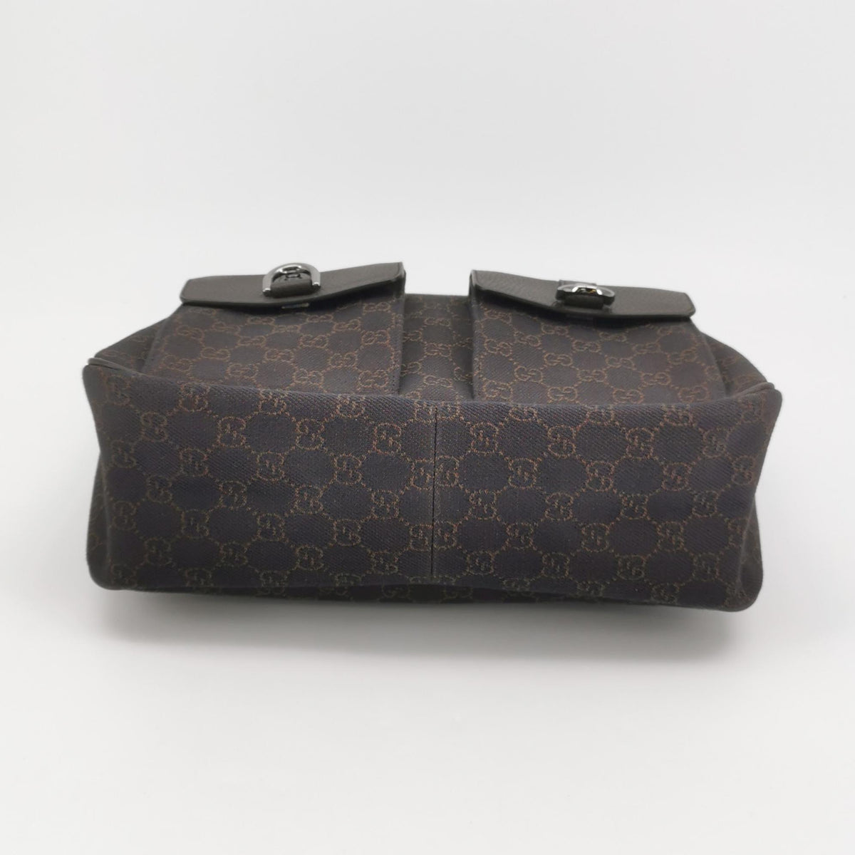Gucci Abbey Pocket Hobo Shoulder Bag Brown