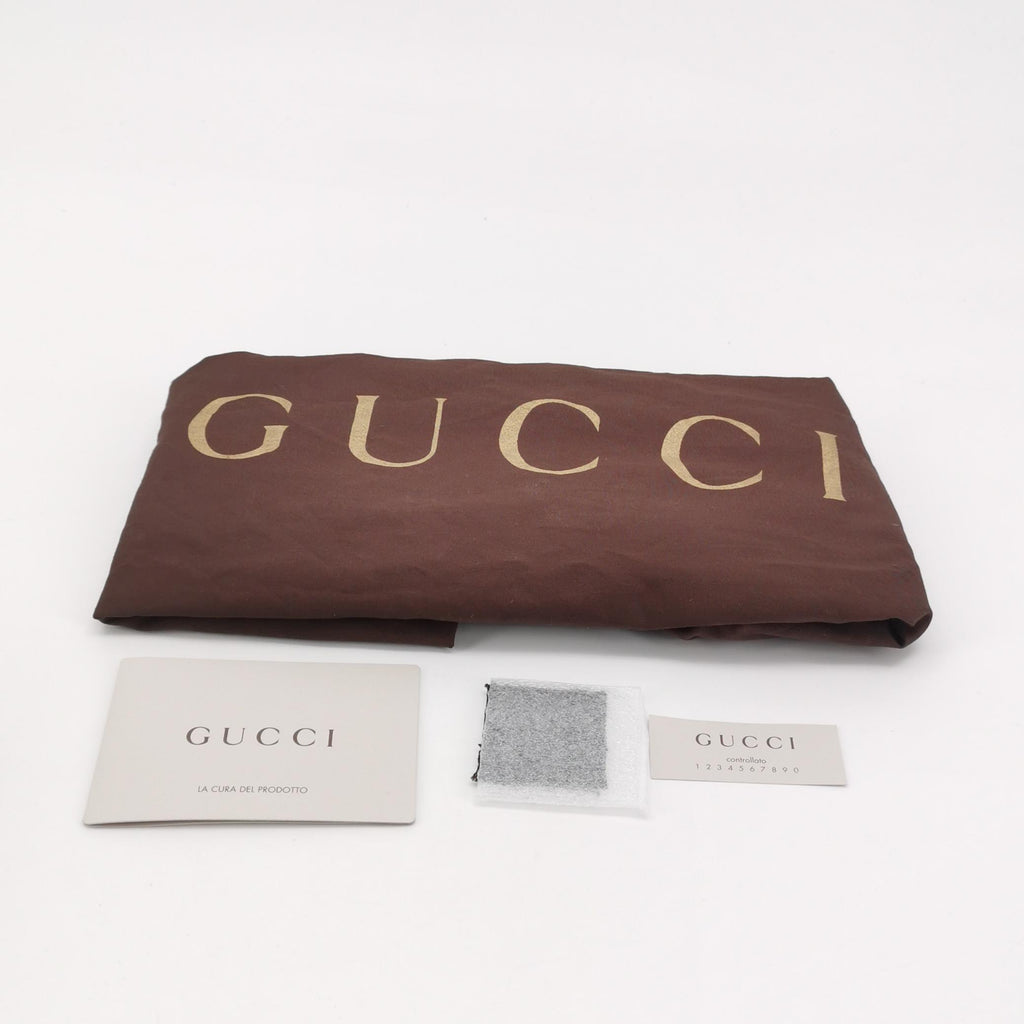 Gucci Abbey Pocket Hobo Shoulder Bag Brown