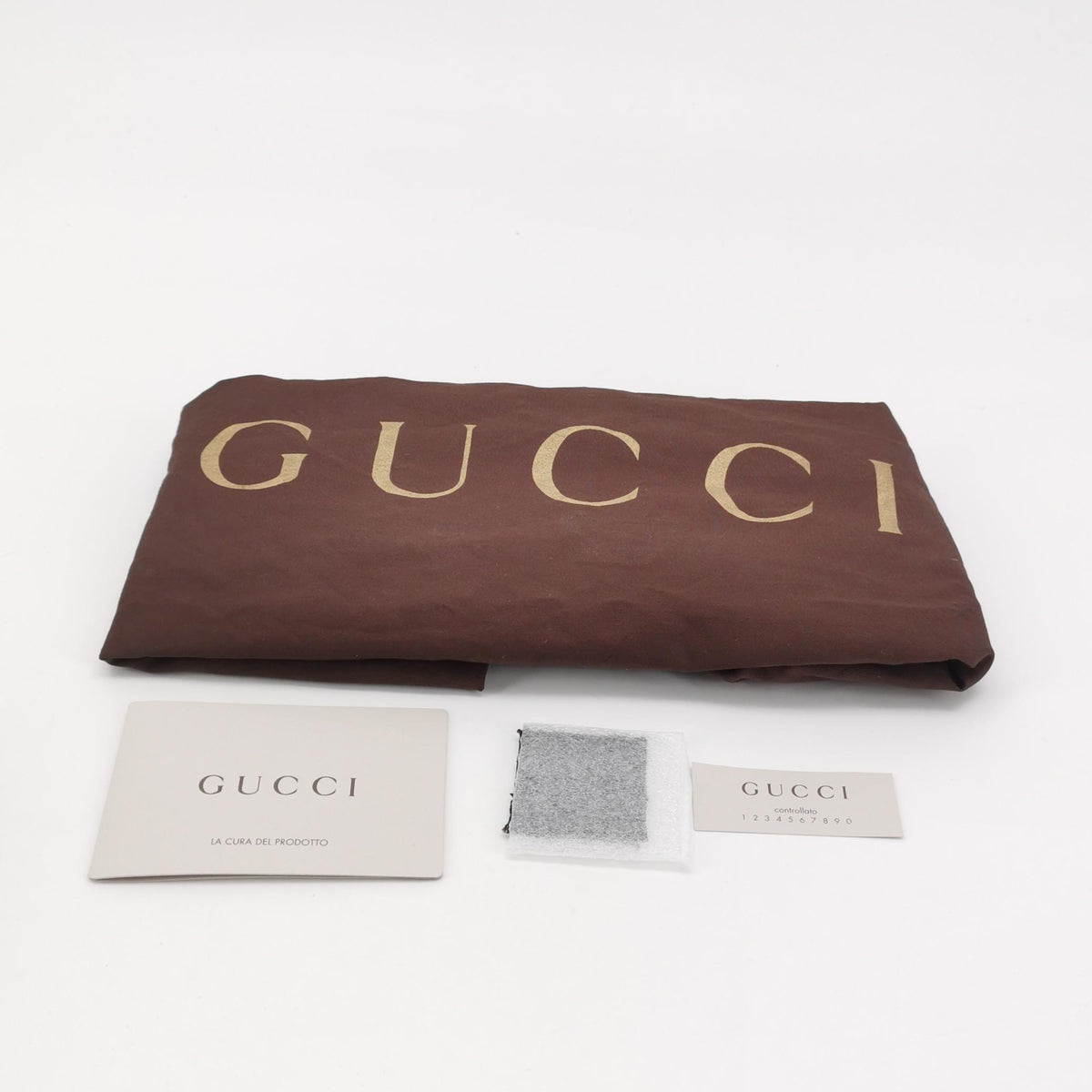 Gucci Abbey Pocket Hobo Shoulder Bag Brown