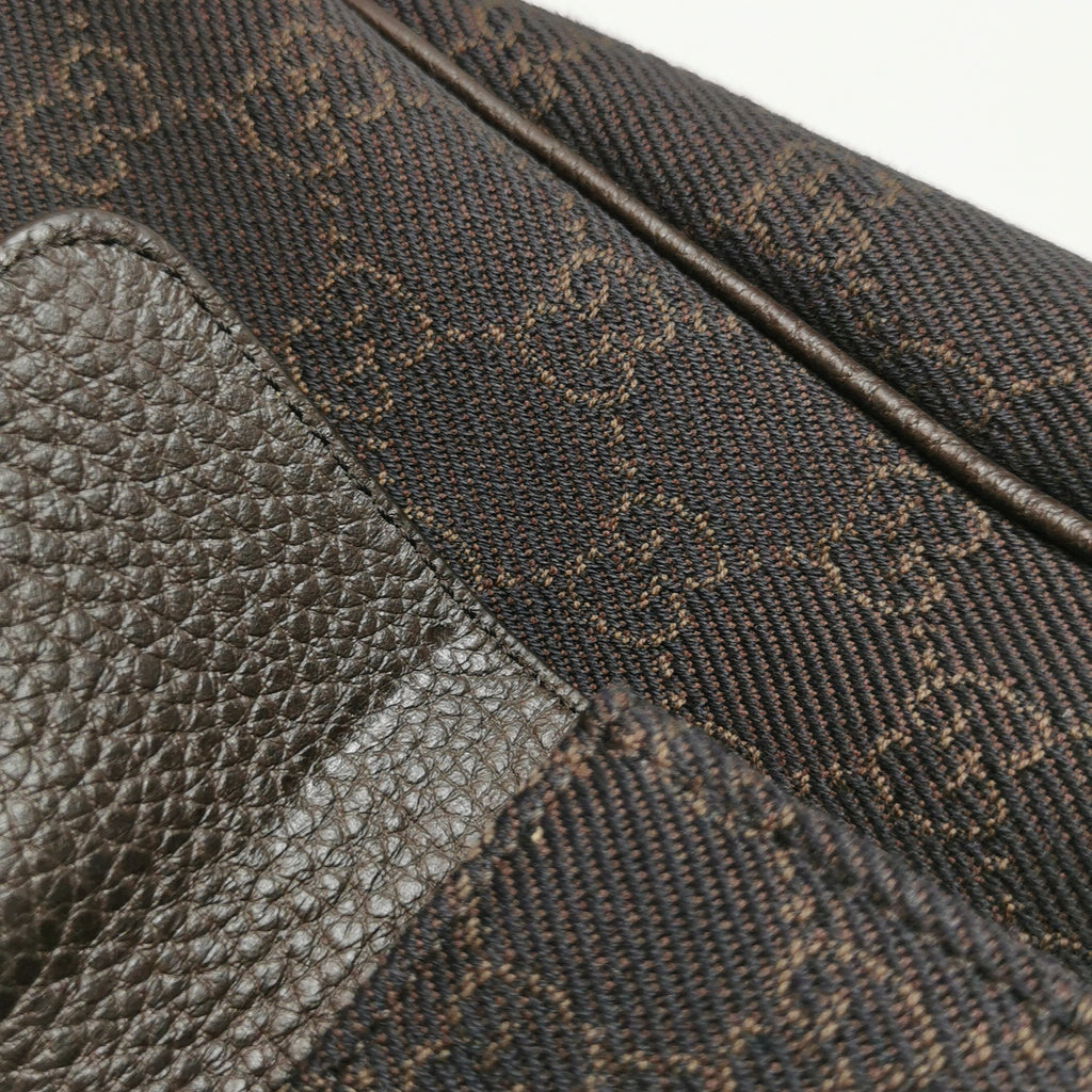 Gucci Abbey Pocket Hobo Shoulder Bag Brown