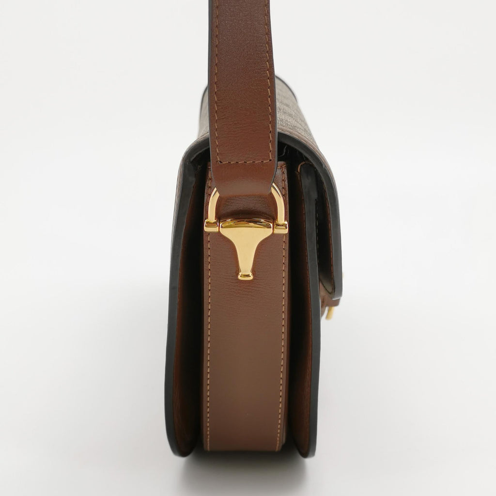 Gucci Horsebit Shoulder Bag Supreme Canvas