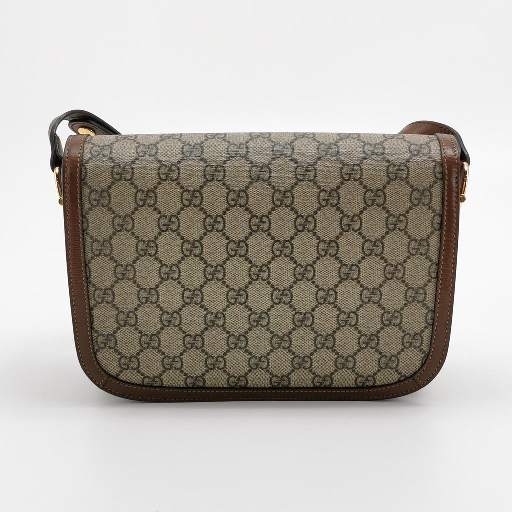 Gucci Horsebit Shoulder Bag Supreme Canvas