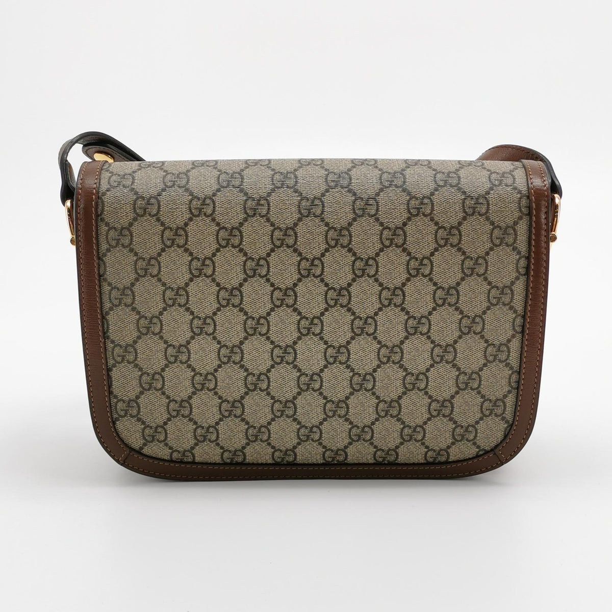 Gucci Horsebit Shoulder Bag Supreme Canvas