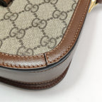 Gucci Horsebit Shoulder Bag Supreme Canvas