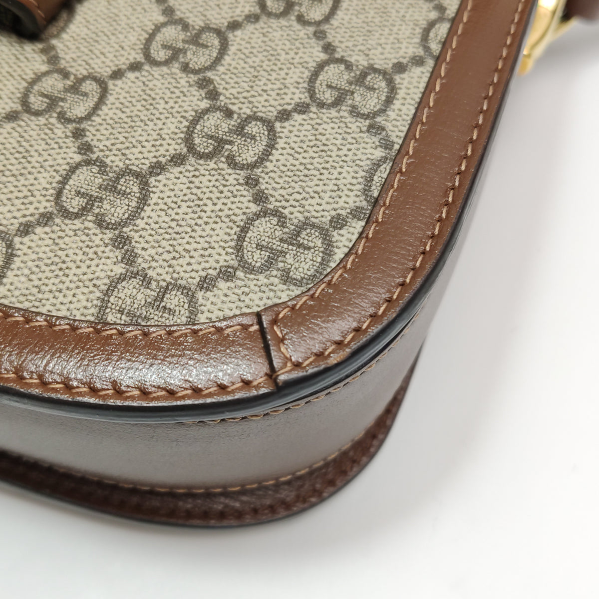 Gucci Horsebit Shoulder Bag Supreme Canvas