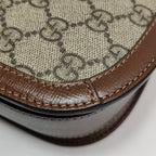 Gucci Horsebit Shoulder Bag Supreme Canvas