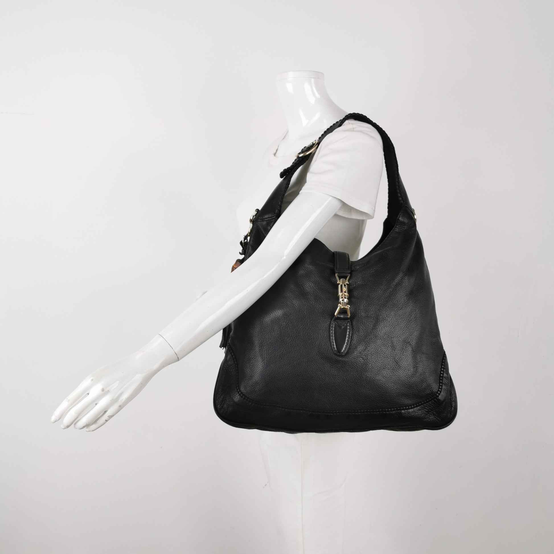 Gucci Jackie Large Tassel Hobo Bag