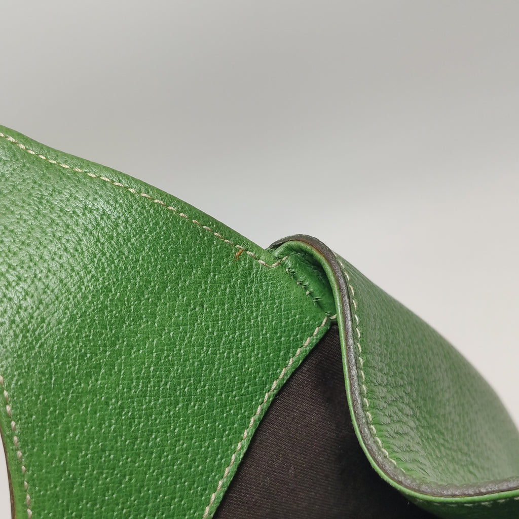 Gucci Jackie Nailhead Bardot Hobo Bag Green