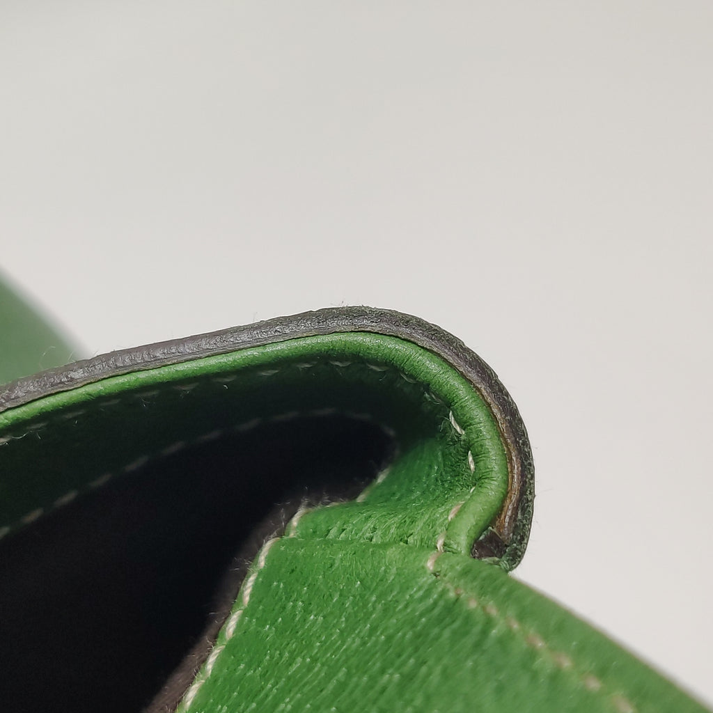 Gucci Jackie Nailhead Bardot Hobo Bag Green