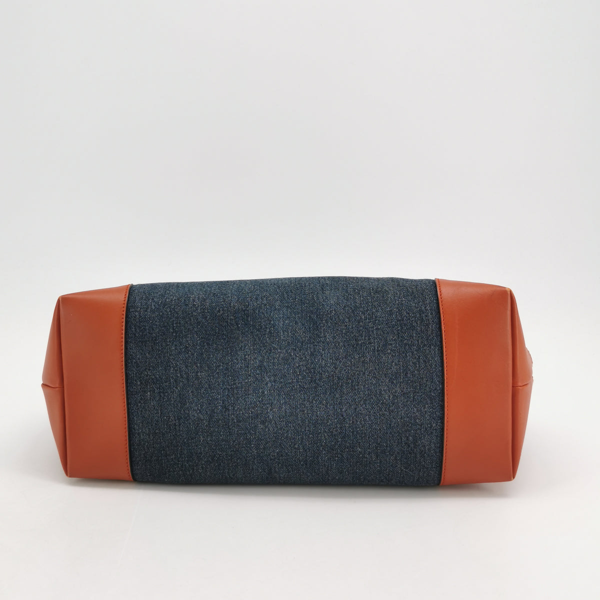 Gucci Denim Craft Tote Denim Orange