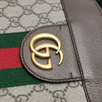 Gucci Ophidia Supreme Monogram Web Large Ophidia Vertical Tote