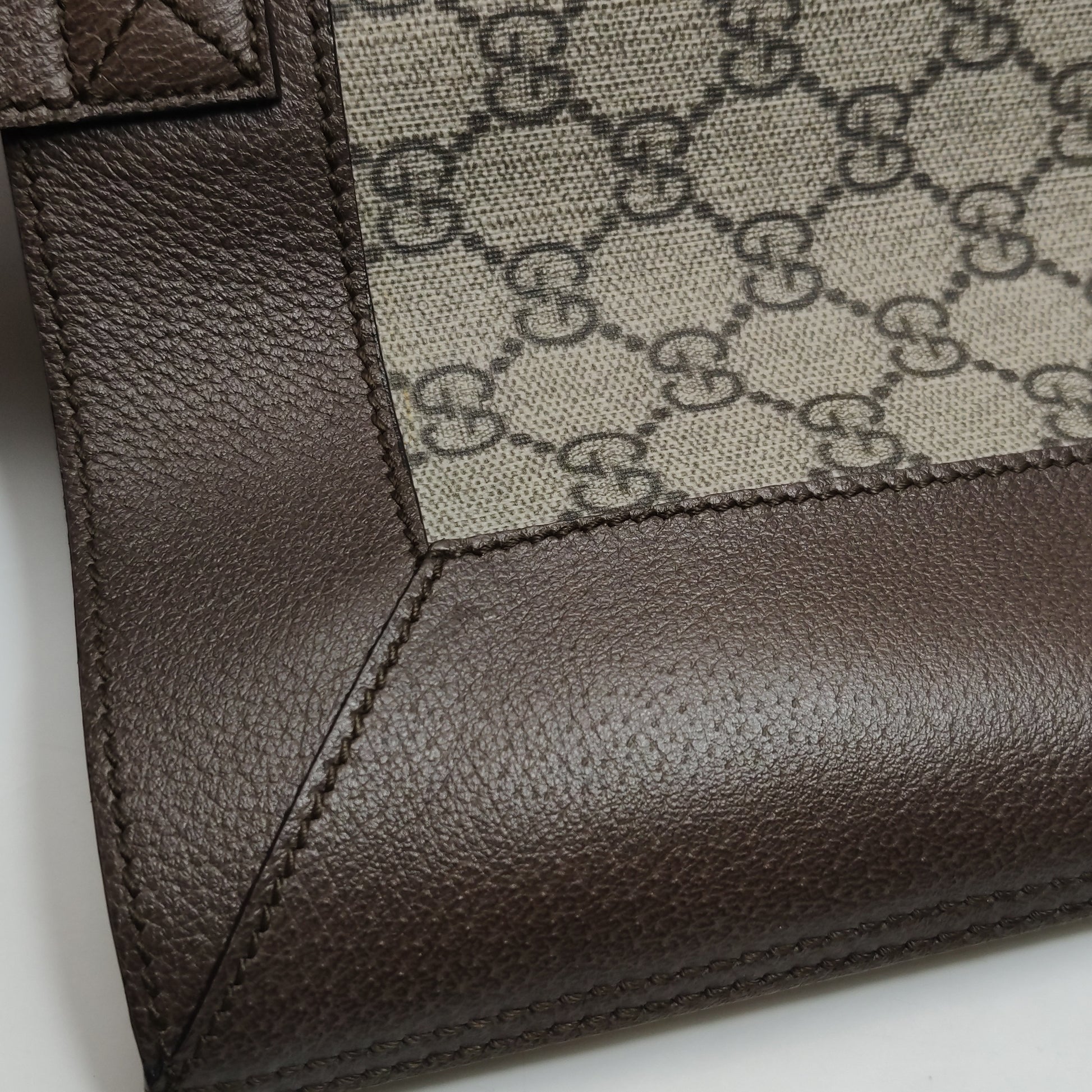 Gucci Ophidia Supreme Monogram Web Large Ophidia Vertical Tote