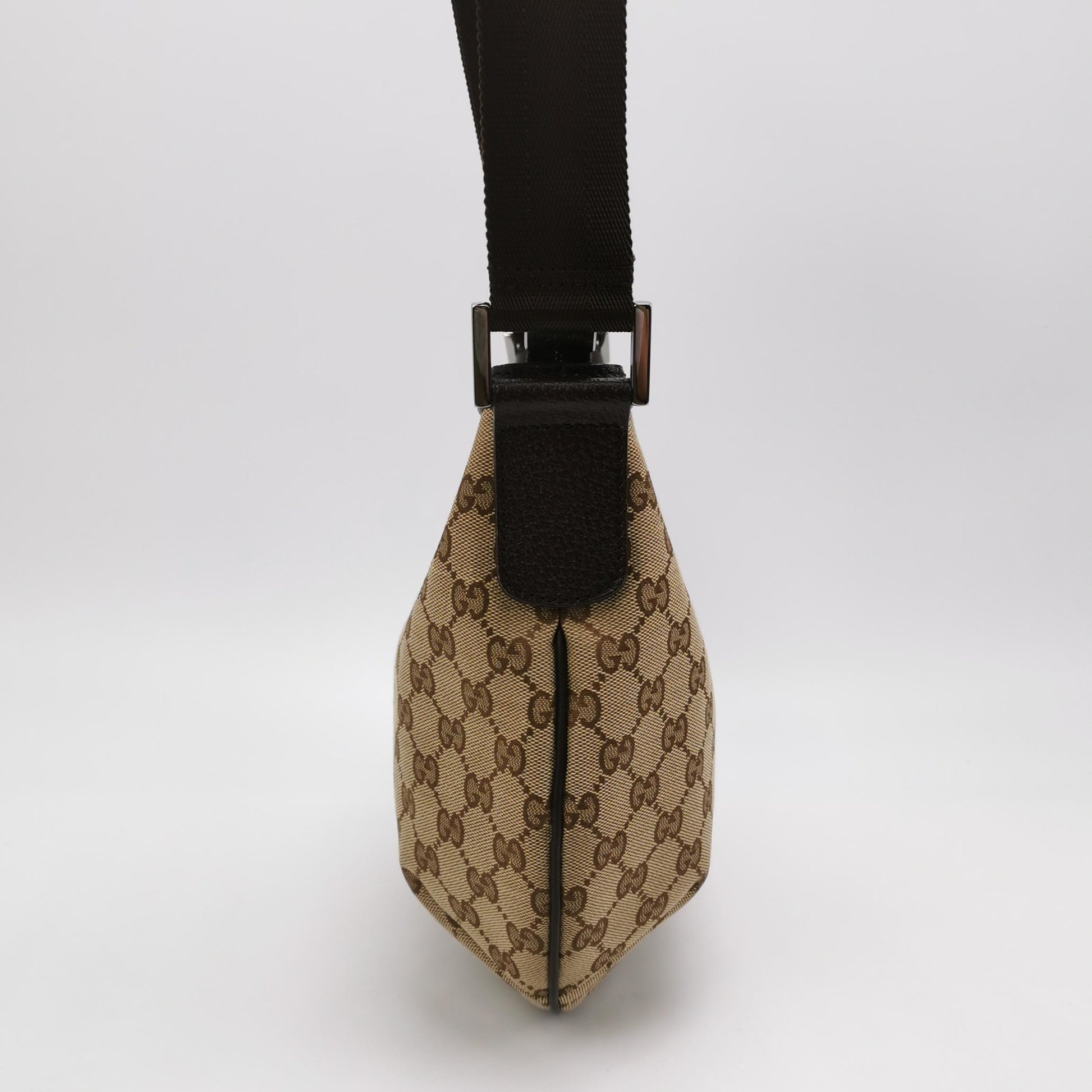 Gucci Half Moon Hobo Dark Brown Crossbody