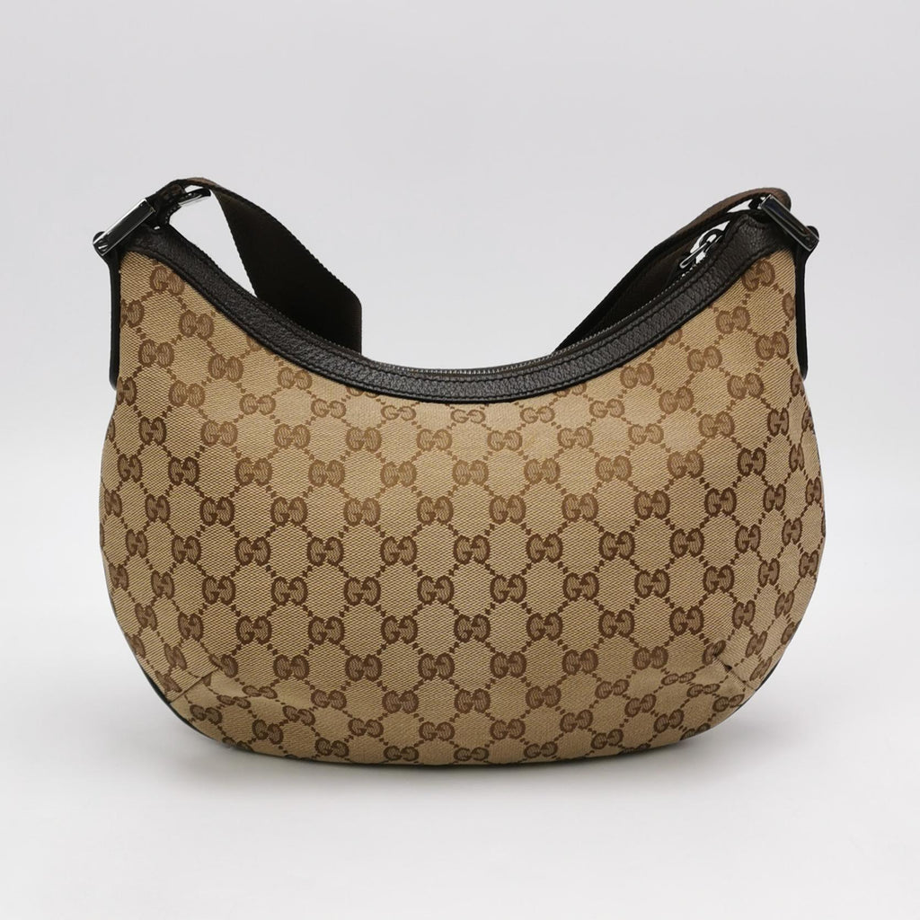 Gucci Half Moon Hobo Dark Brown Crossbody