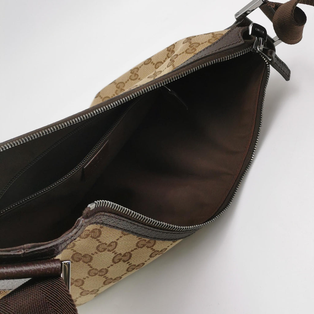 Gucci Half Moon Hobo Dark Brown Crossbody