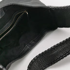 Gucci Bamboo New Jackie Hobo Grained Soft Leather Black