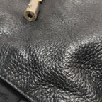 Gucci Bamboo New Jackie Hobo Grained Soft Leather Black