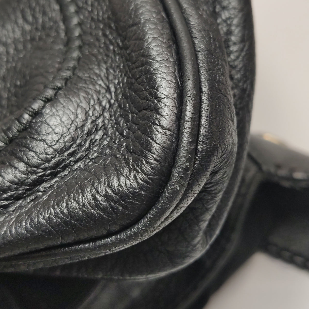 Gucci Bamboo New Jackie Hobo Grained Soft Leather Black