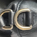 Gucci Bamboo New Jackie Hobo Grained Soft Leather Black