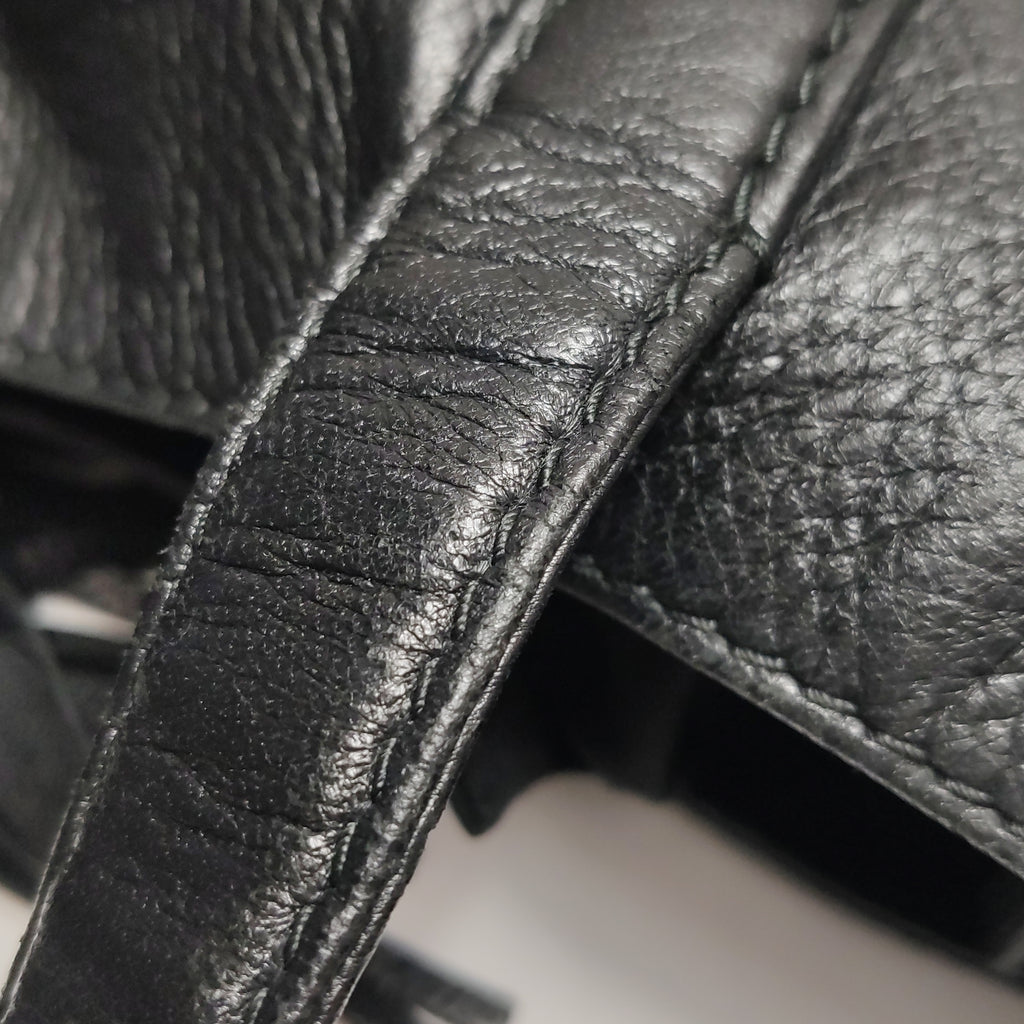 Gucci Bamboo New Jackie Hobo Grained Soft Leather Black