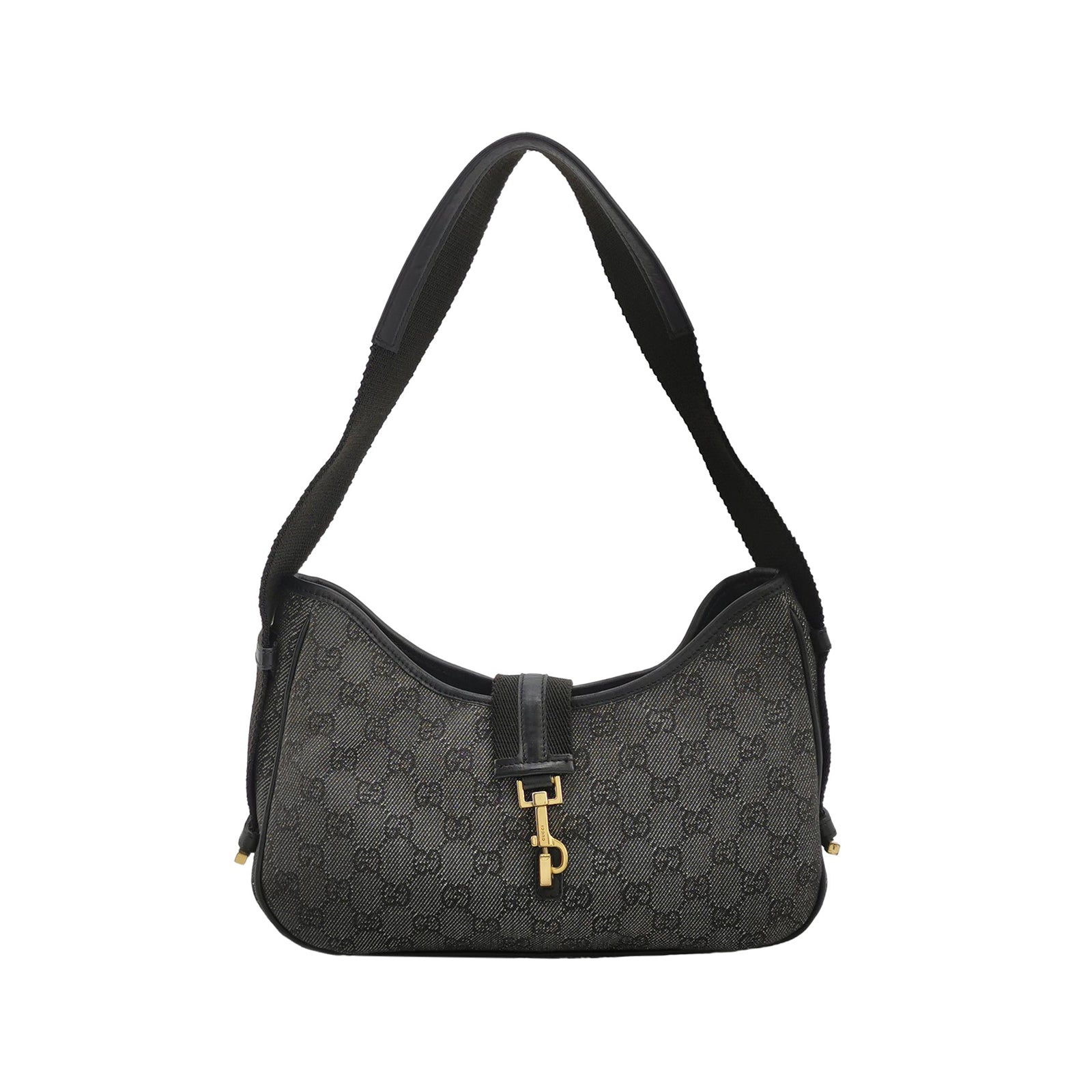 Gucci GG Jackie Denim Canvas Black