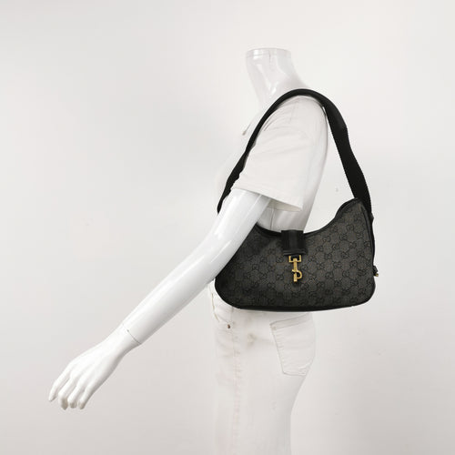 Gucci GG Jackie Denim Canvas Black
