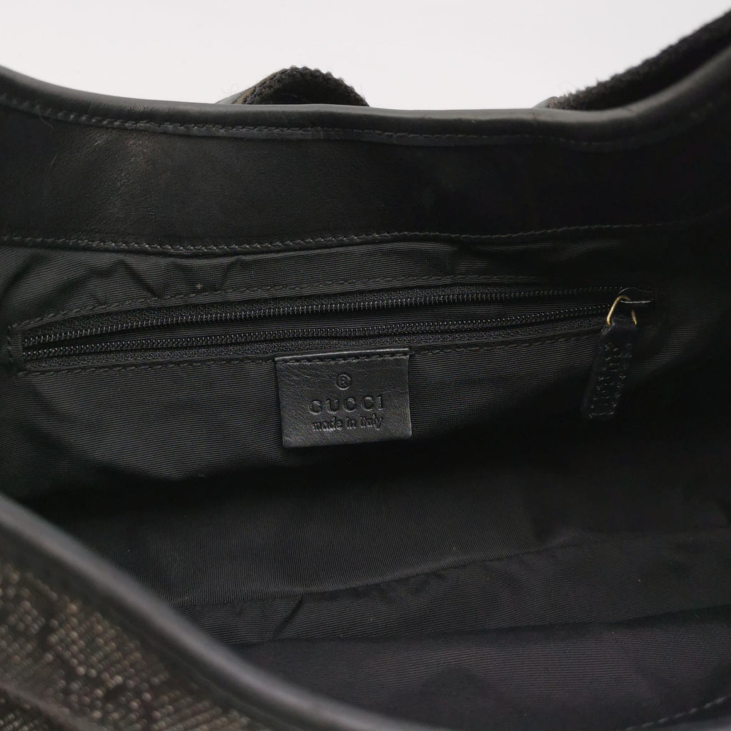 Gucci GG Jackie Denim Canvas Black