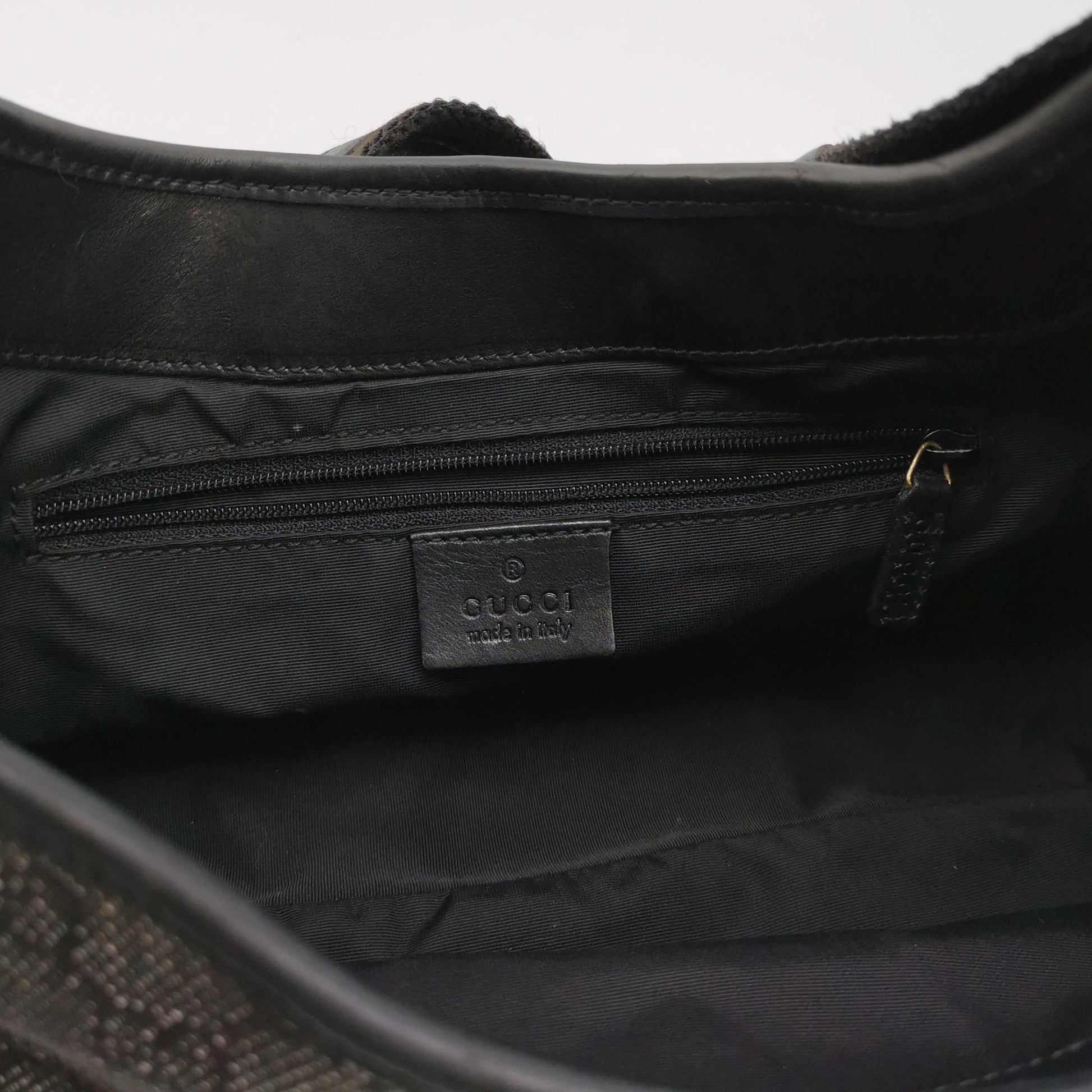 Gucci GG Jackie Denim Canvas Black