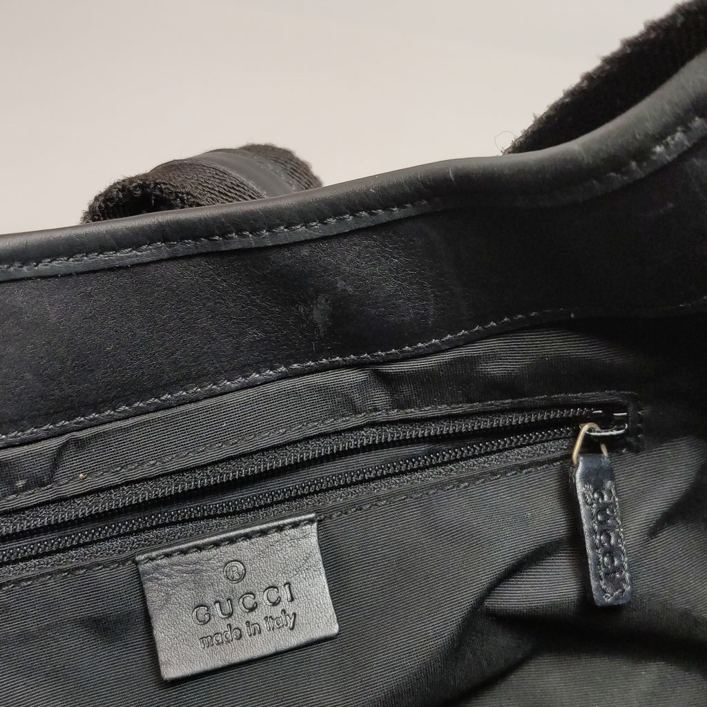 Gucci GG Jackie Denim Canvas Black