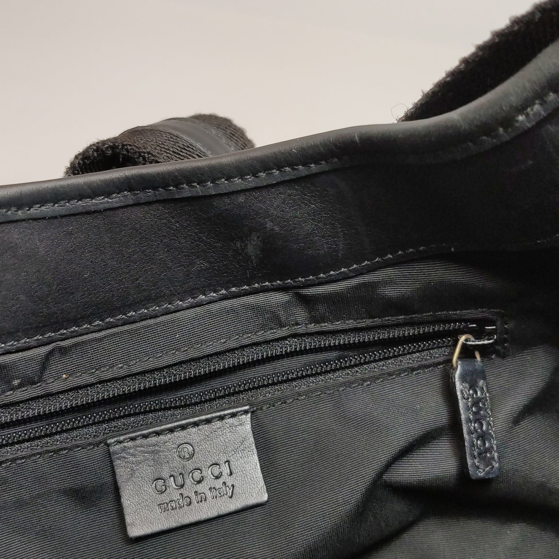 Gucci GG Jackie Denim Canvas Black