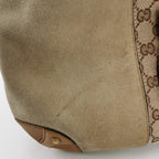 Gucci Jackie Suede Beige Brown