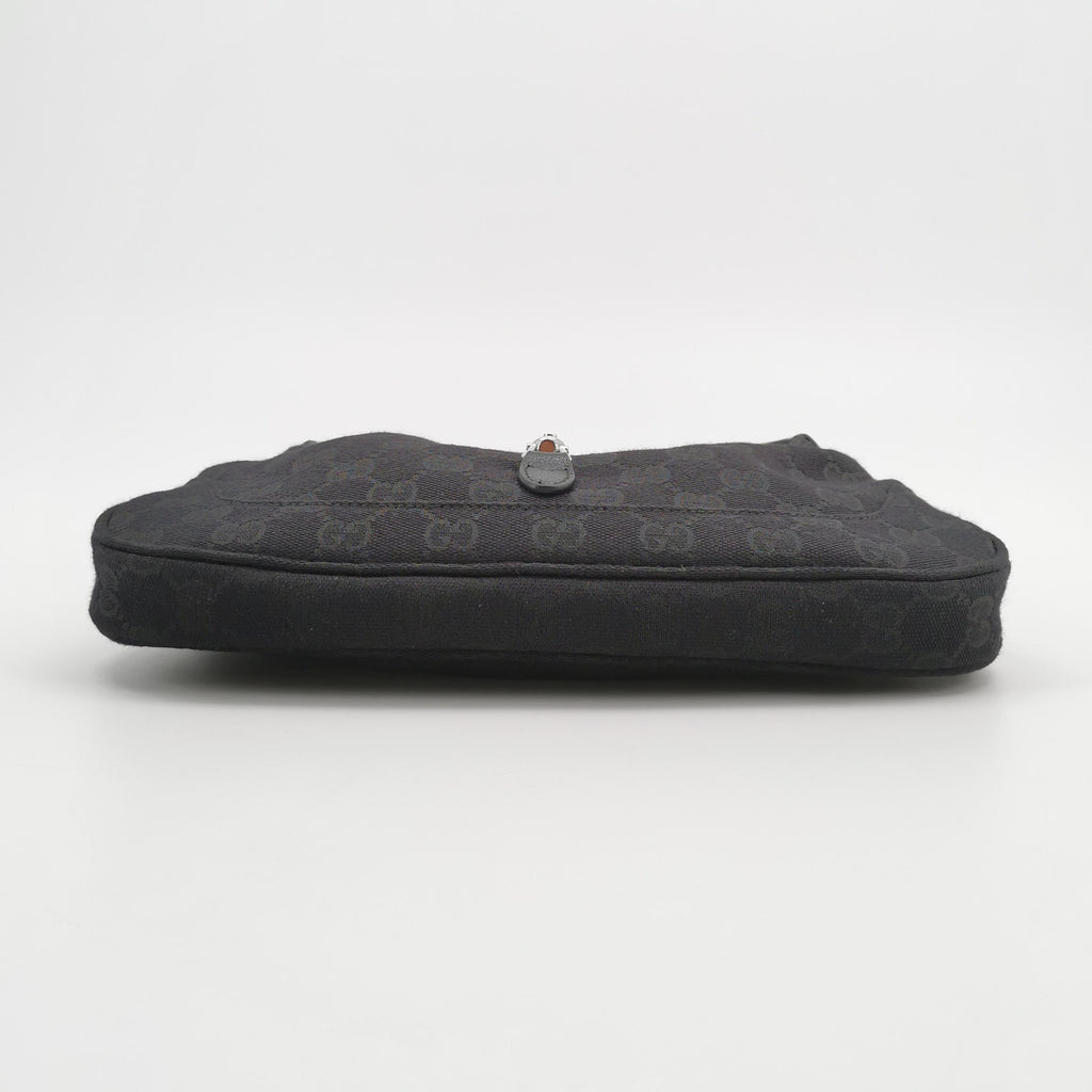 Gucci Jackie Slim Shoulder Bag Canvas Back