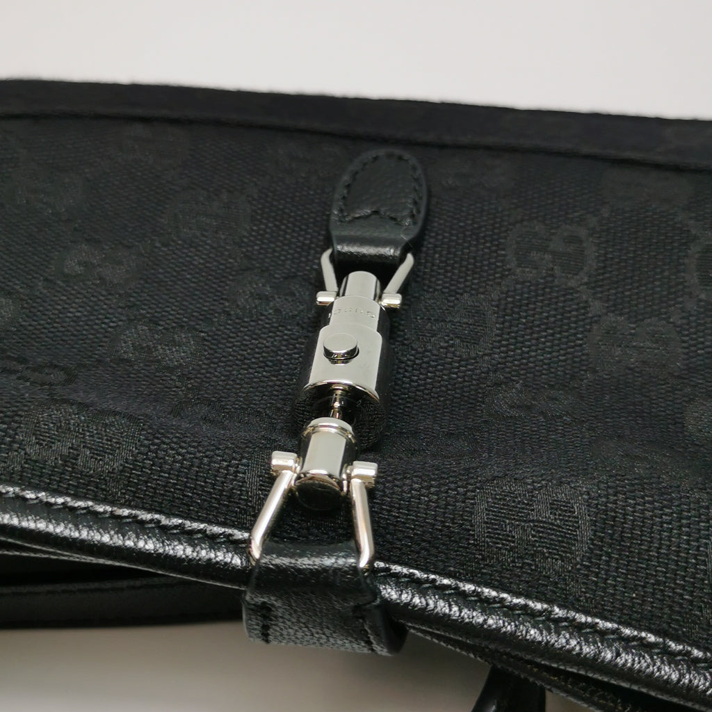 Gucci Jackie Slim Shoulder Bag Canvas Back