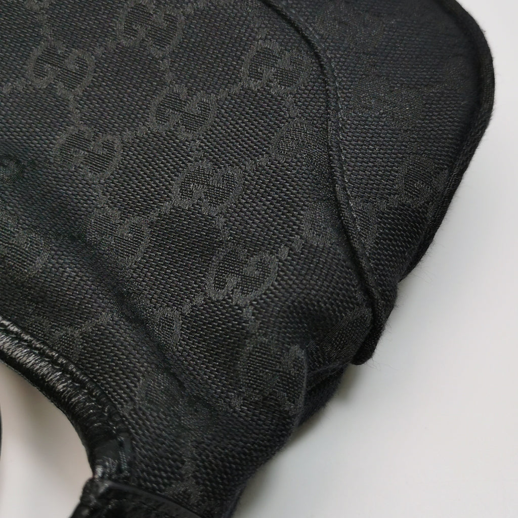 Gucci Jackie Slim Shoulder Bag Canvas Back