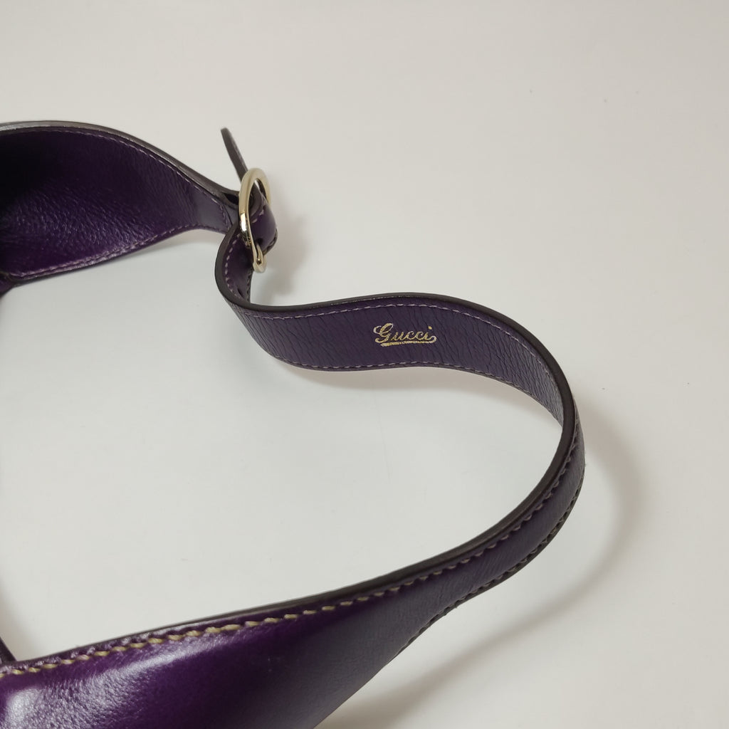 Gucci Jackie Suede Studded O Bouvier Hobo