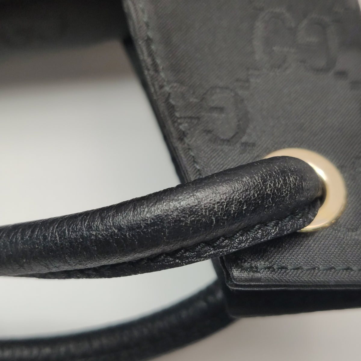 Gucci GG Nylon Hobo Black