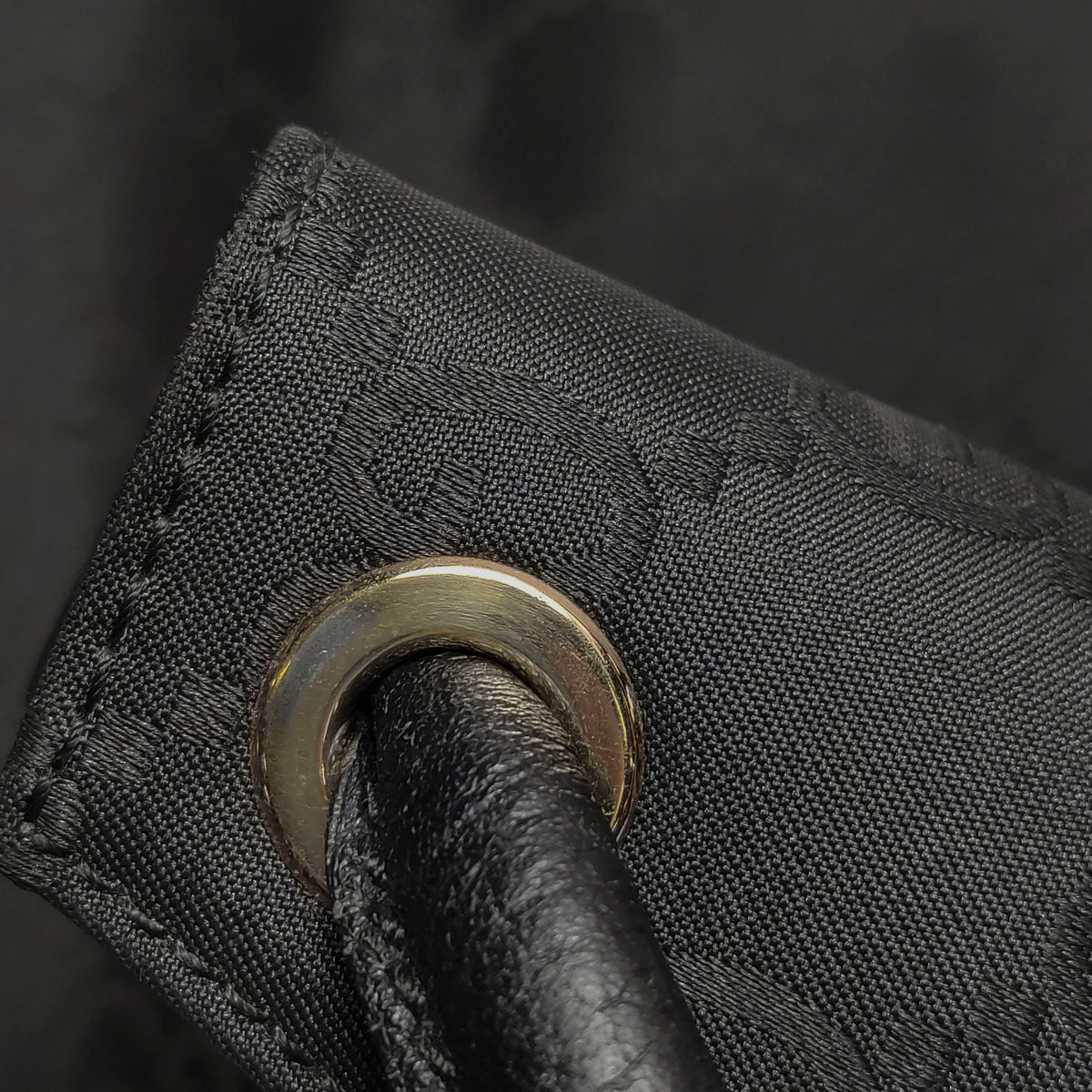 Gucci GG Nylon Hobo Black