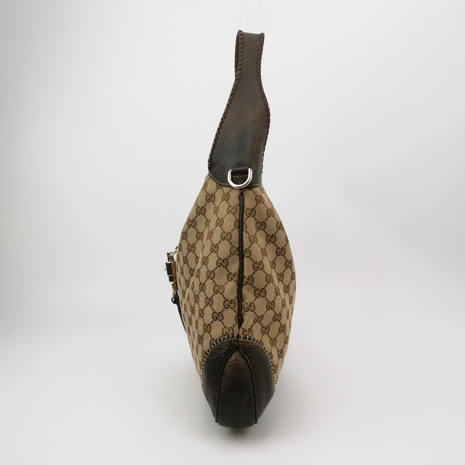 Gucci Jackie Canvas Bamboo Tassel