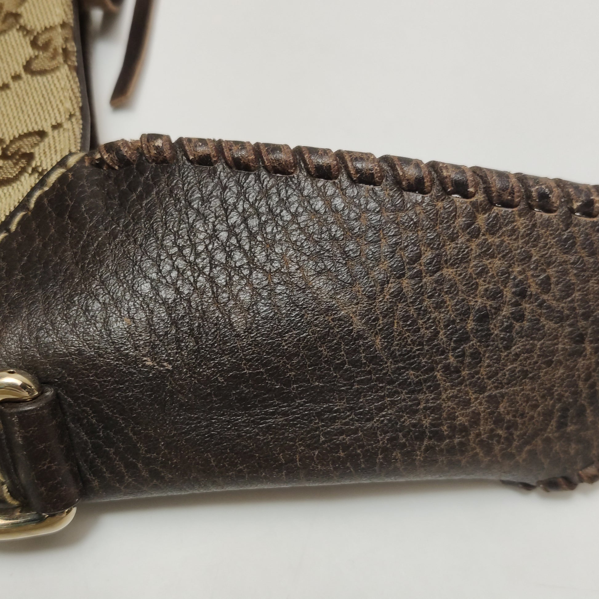 Gucci Jackie Canvas Bamboo Tassel