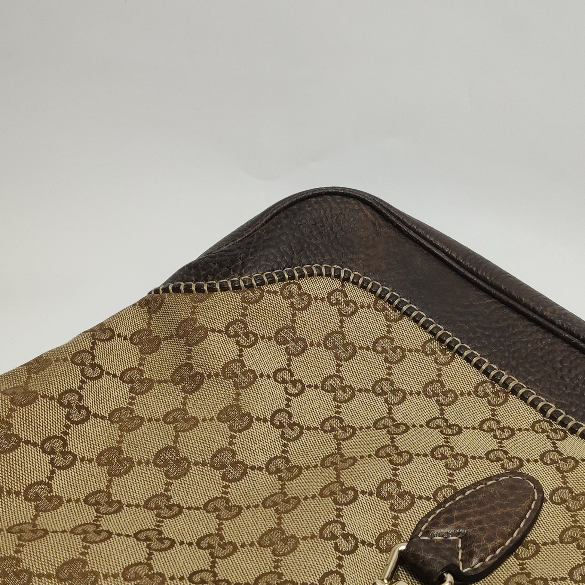 Gucci Jackie Canvas Bamboo Tassel