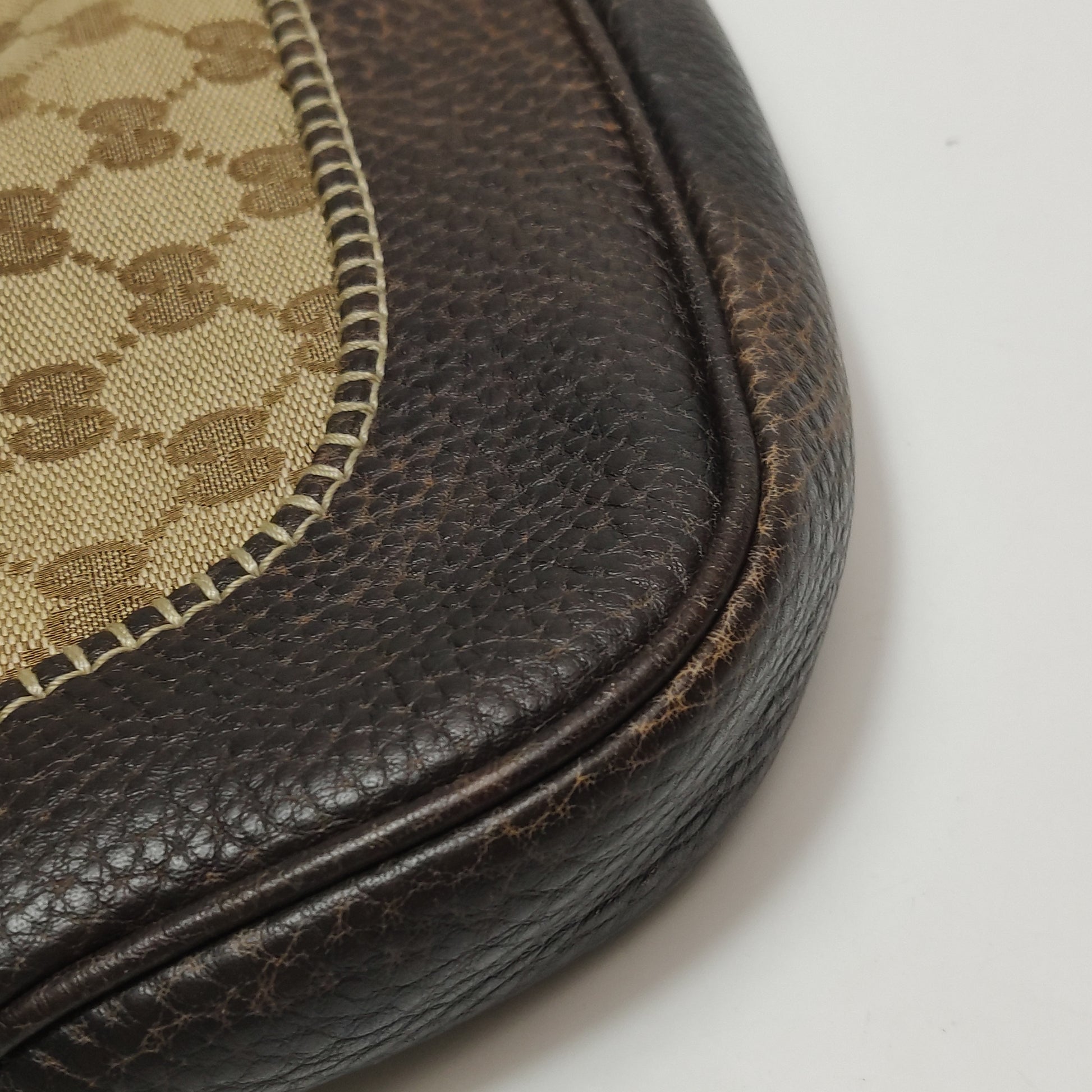Gucci Jackie Canvas Bamboo Tassel