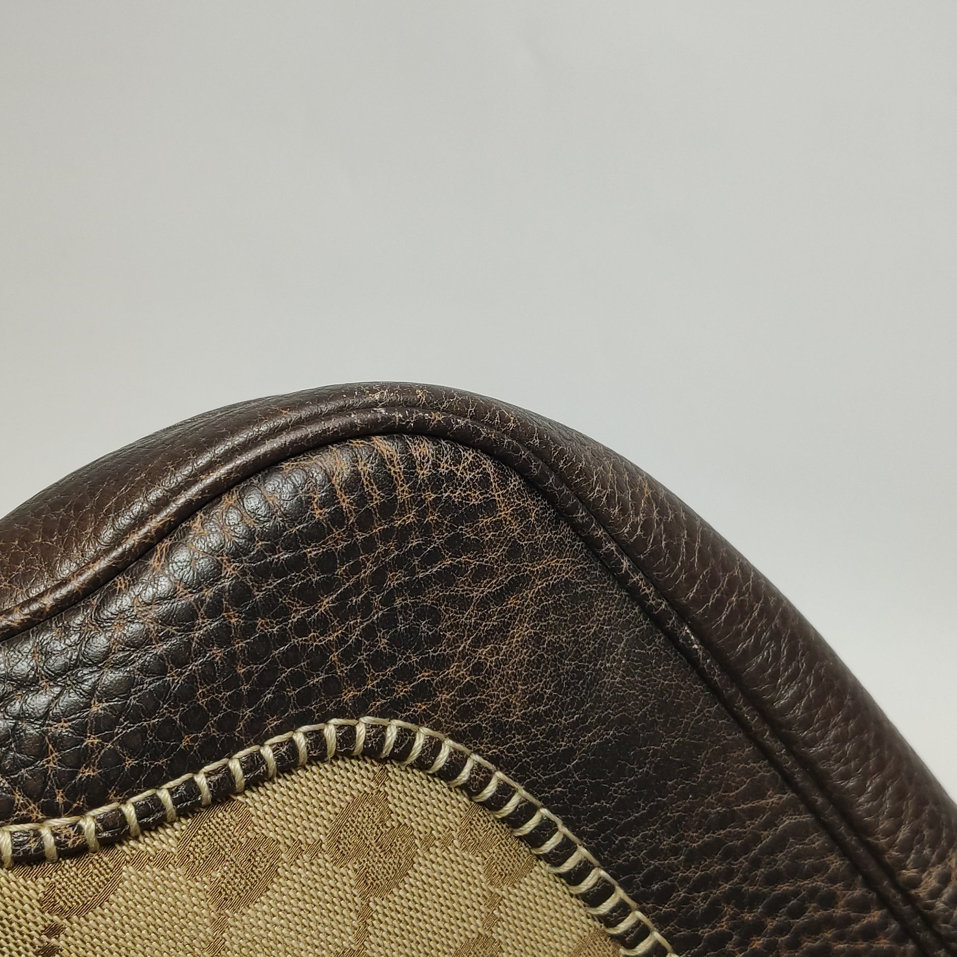 Gucci Jackie Canvas Bamboo Tassel