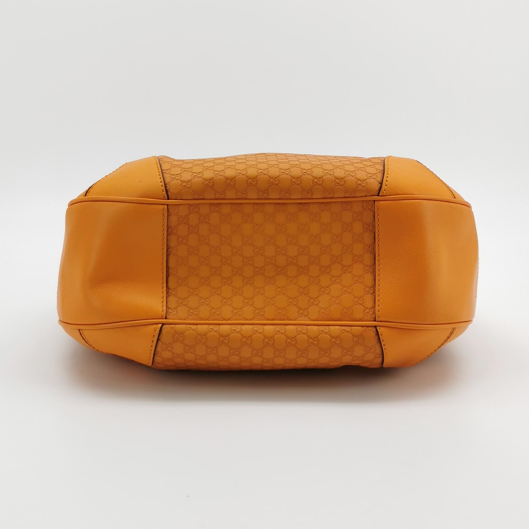 Gucci Microguccissima Nice Shoulder Bag Orange