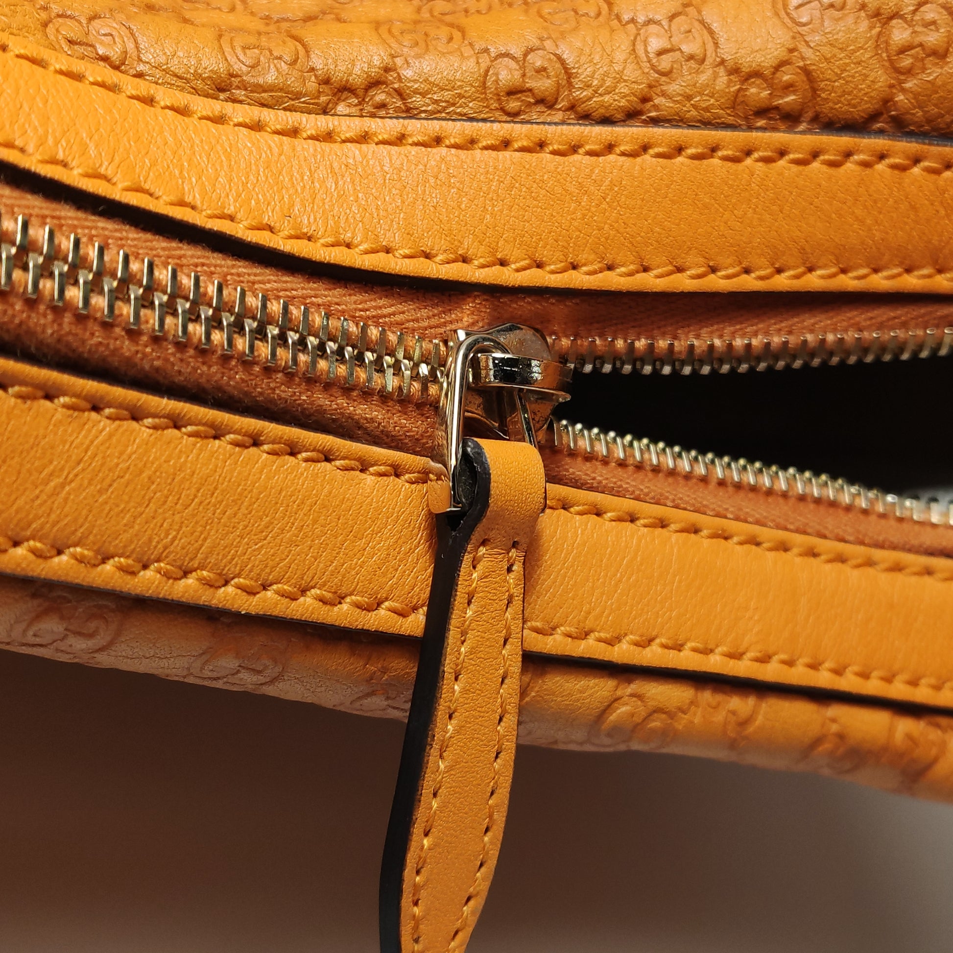 Gucci Microguccissima Nice Shoulder Bag Orange